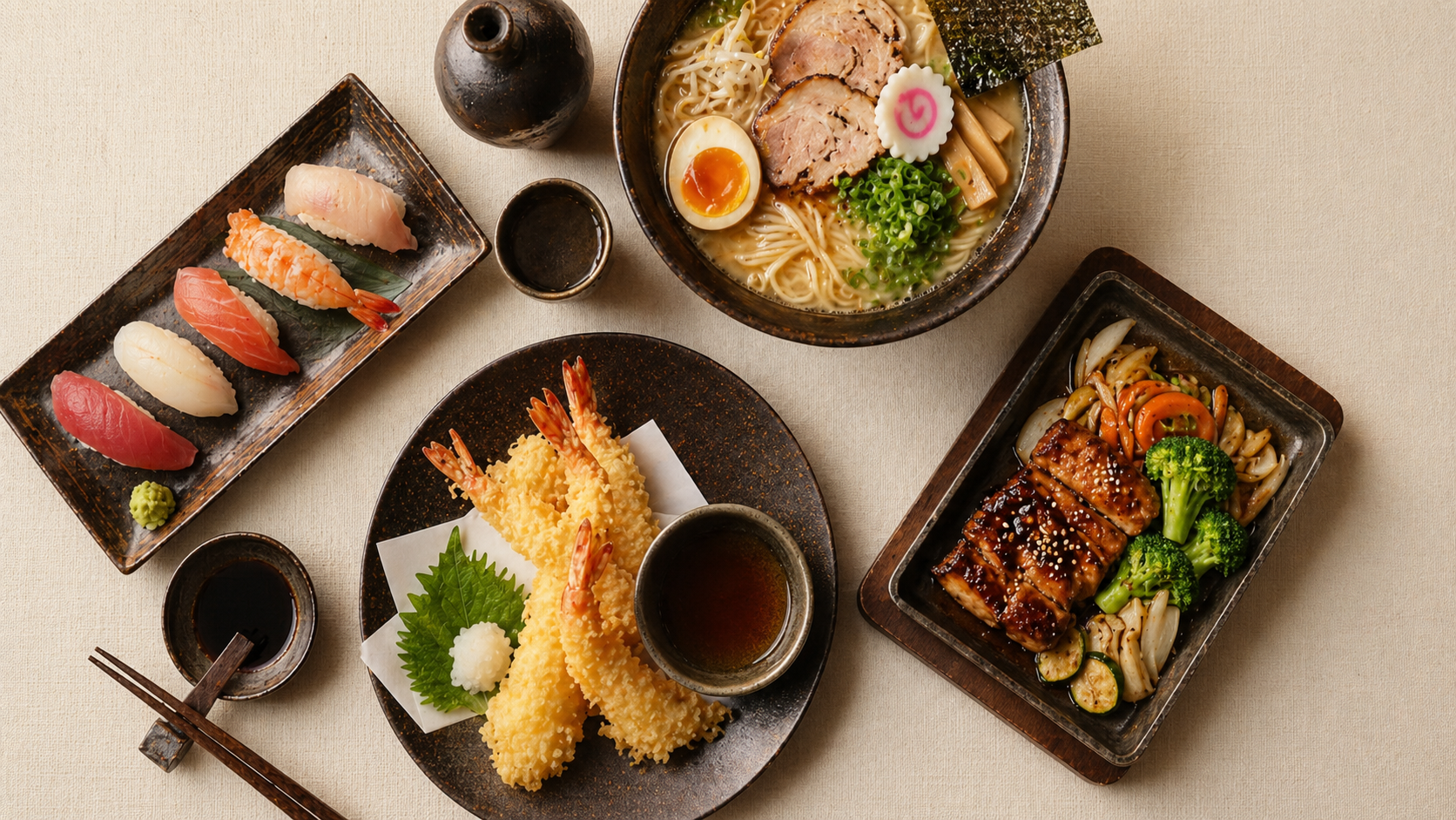 Tempura y cocina japonesa en Usagui